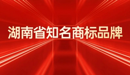 喜讯！“亘爱”荣获“湖南省知名商标品牌”